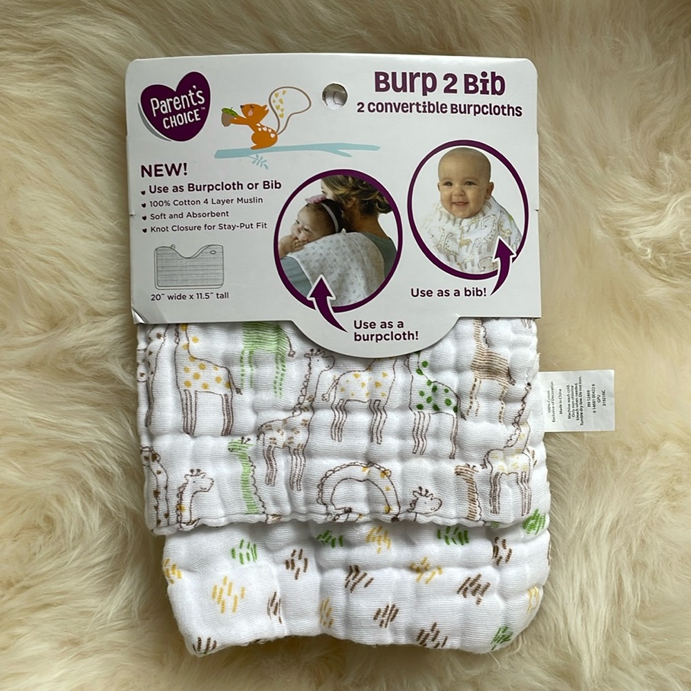 Baby burp cloth